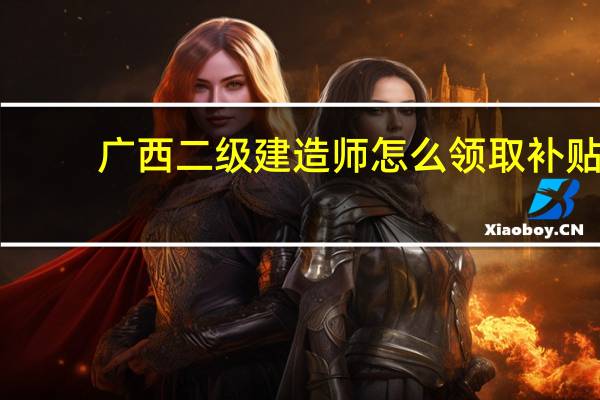广西二级建造师怎么领取补贴