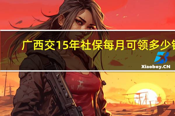 广西交15年社保每月可领多少钱