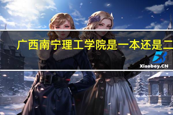 广西南宁理工学院是一本还是二本