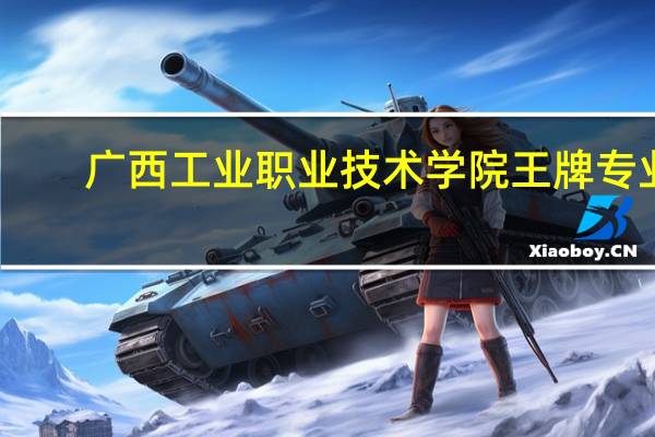 广西工业职业技术学院王牌专业