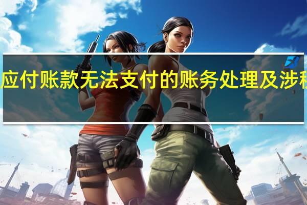 应付账款无法支付的账务处理及涉税政策（应付账款无法支付的账务处理）