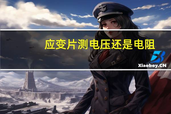 应变片测电压还是电阻