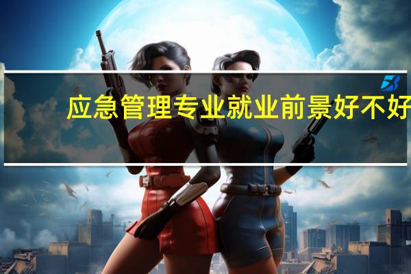 应急管理专业就业前景好不好