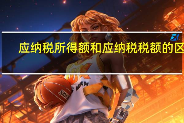 应纳税所得额和应纳税税额的区别（应纳税额和应纳税所得额的区别）