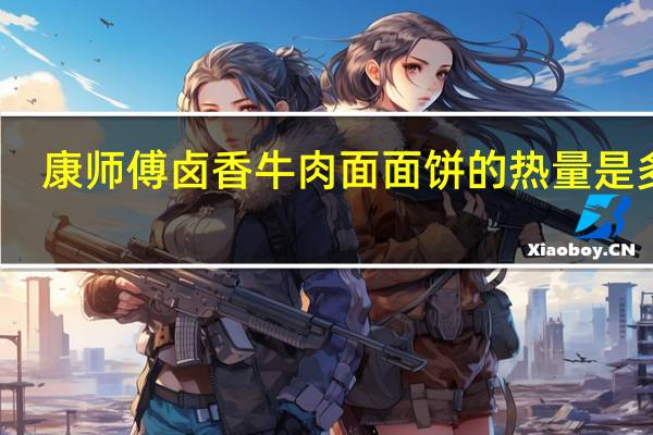 康师傅 卤香牛肉面面饼的热量是多少