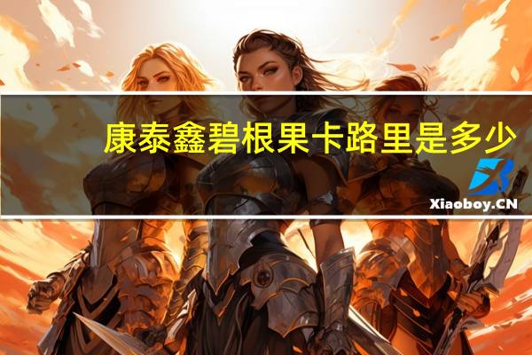 康泰鑫 碧根果卡路里是多少