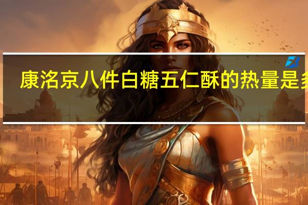康洺 京八件 白糖五仁酥的热量是多少