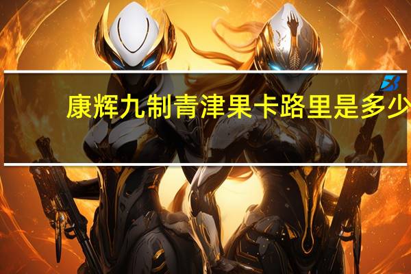 康辉 九制青津果卡路里是多少