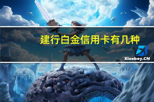 建行白金信用卡有几种(建行白金信用卡种类)