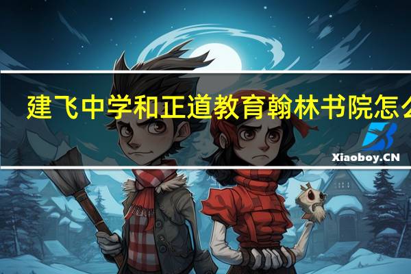 建飞中学和正道教育翰林书院怎么样