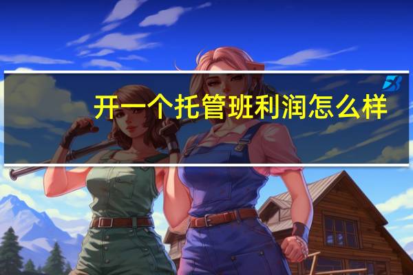 开一个托管班利润怎么样