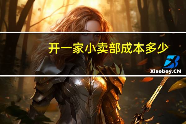 开一家小卖部成本多少