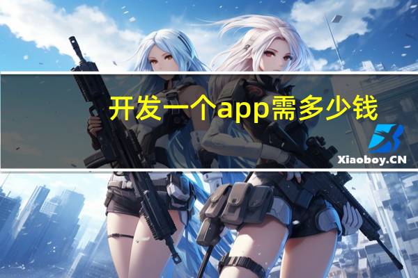 开发一个app需多少钱