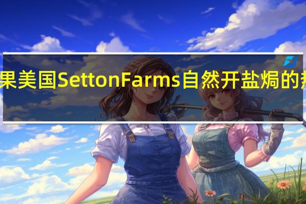 开心果 美国SettonFarms自然开盐焗的热量是多少