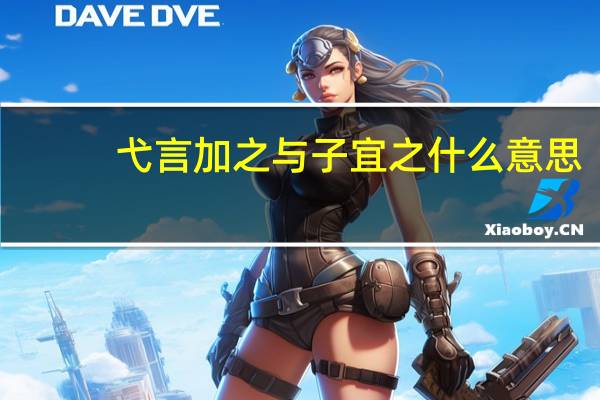弋言加之与子宜之什么意思