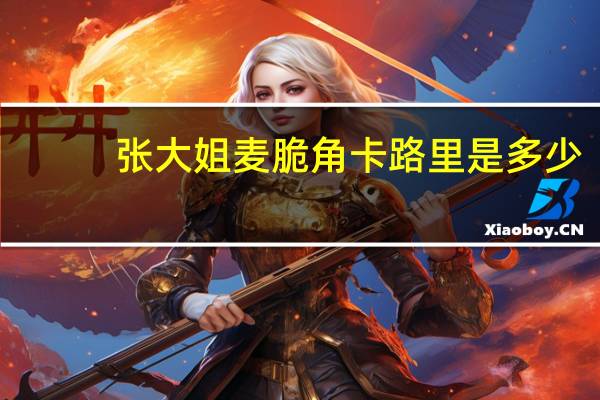 张大姐麦脆角卡路里是多少