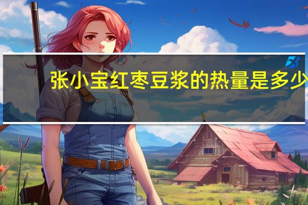 张小宝 红枣豆浆的热量是多少