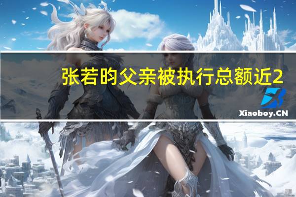 张若昀父亲被执行总额近2.9亿（张若昀父亲被执行）