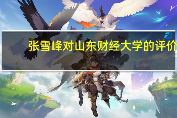 张雪峰对山东财经大学的评价