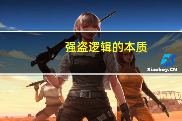 强盗逻辑的本质