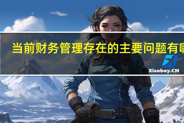 当前财务管理存在的主要问题有哪些