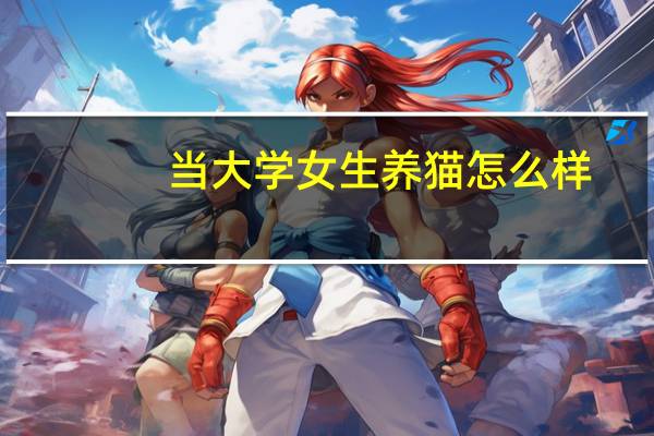 当大学女生养猫怎么样
