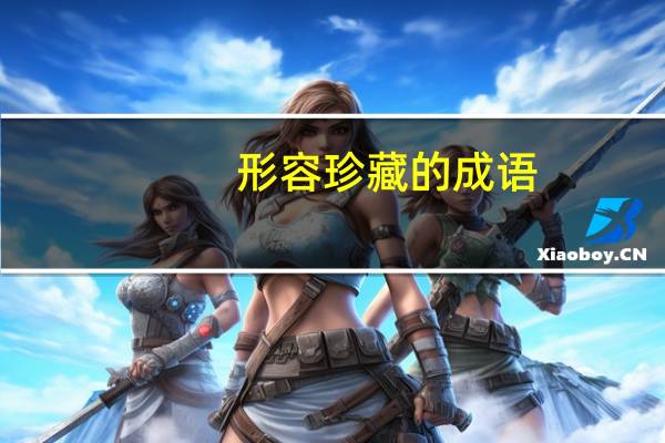 形容珍藏的成语