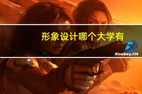 形象设计哪个大学有