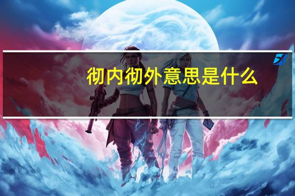 彻内彻外意思是什么