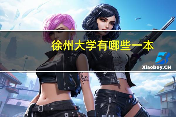 徐州大学有哪些一本