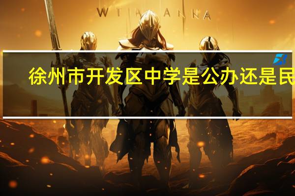 徐州市开发区中学是公办还是民办（徐州市开发区中学）