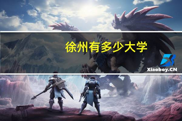 徐州有多少大学