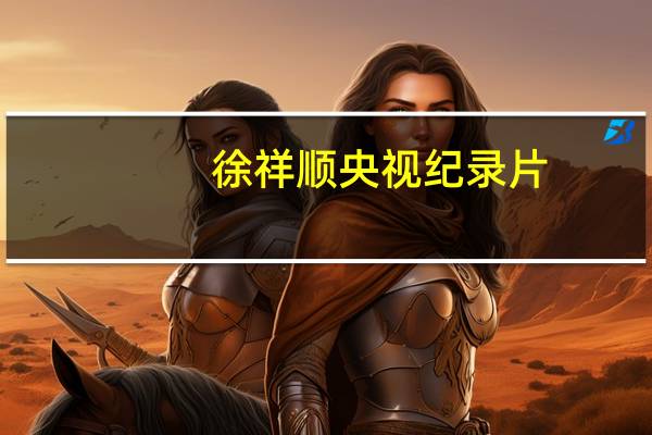徐祥顺央视纪录片（徐祥顺）