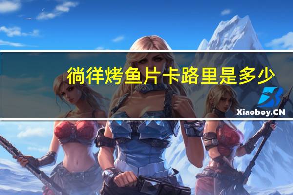 徜徉 烤鱼片卡路里是多少
