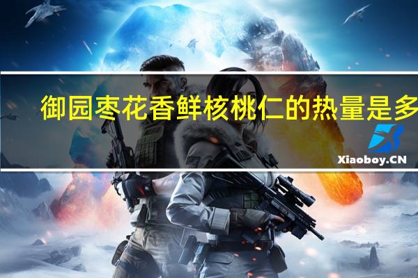 御园枣花香鲜核桃仁的热量是多少