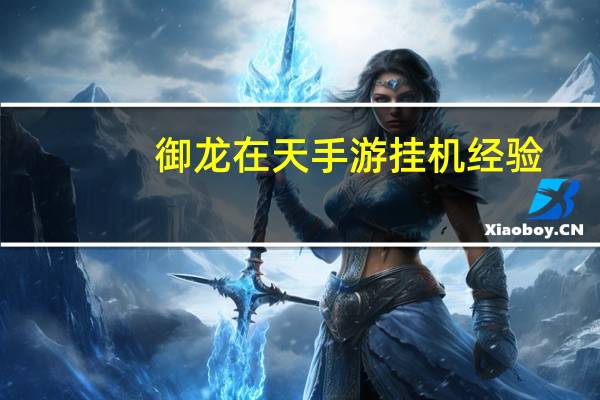 御龙在天手游挂机经验（《御龙在天》御龙在天50级挂机地点心得）