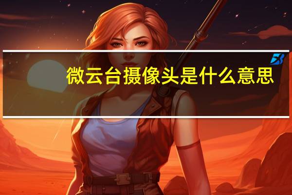 微云台摄像头是什么意思