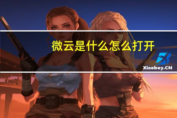 微云是什么怎么打开（微云是什么）