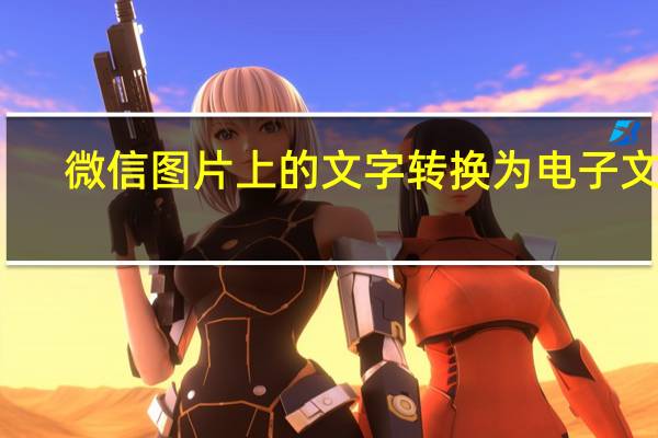 微信图片上的文字转换为电子文档（微信图片上的文字转换成文本）