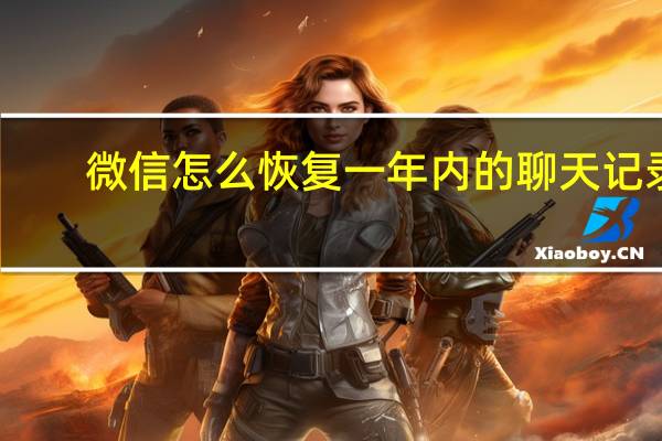 微信怎么恢复一年内的聊天记录（怎样恢复微信一年内的聊天记录）