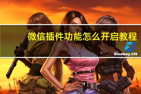 微信插件功能怎么开启教程(微信插件功能怎么开启)