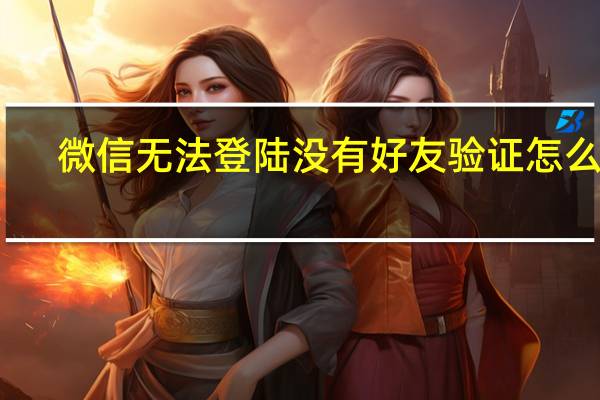 微信无法登陆没有好友验证怎么办（微信无法登陆）