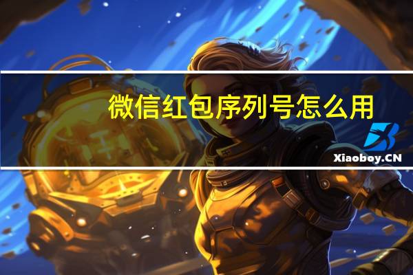 微信红包序列号怎么用（微信红包序列号）