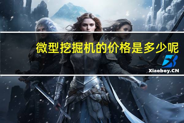 微型挖掘机的价格是多少呢
