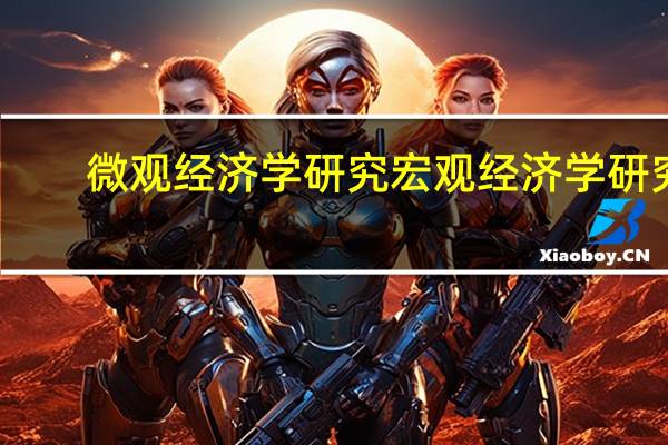 微观经济学研究宏观经济学研究（做为经济学的一个分支 微观经济学主要研究什么）