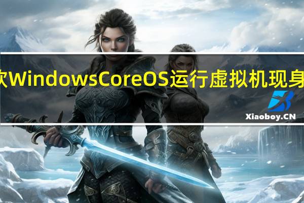 微软Windows Core OS运行虚拟机现身跑分网站