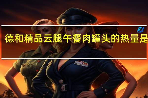 德和 精品云腿午餐肉罐头的热量是多少