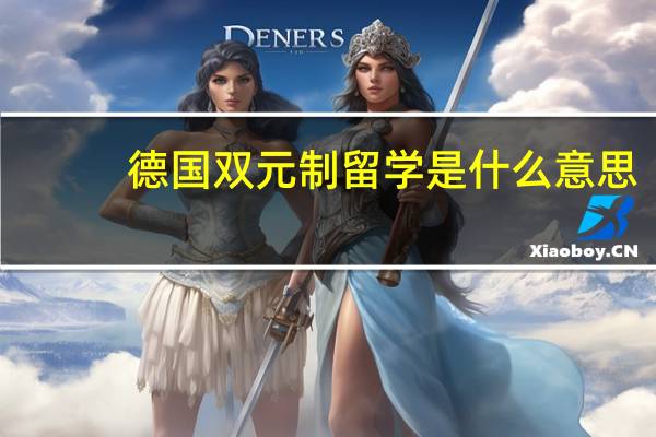 德国双元制留学是什么意思