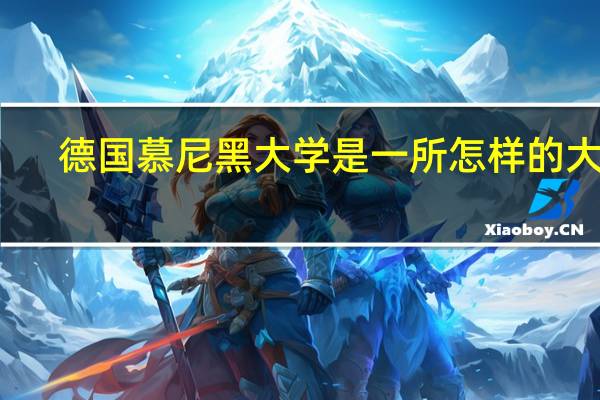 德国慕尼黑大学是一所怎样的大学