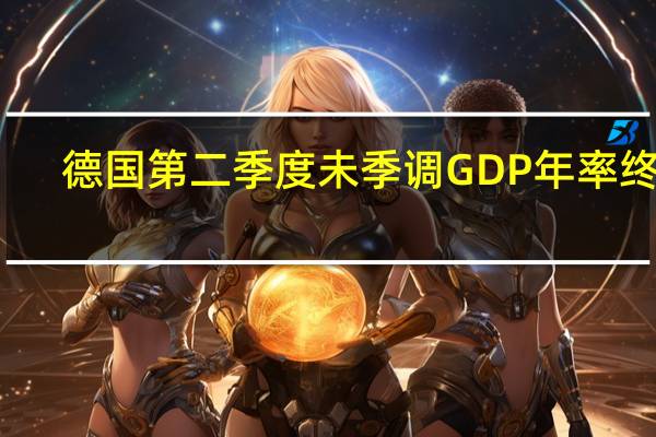 德国第二季度未季调GDP年率终值 -0.6%预期-0.60%前值-0.60%
